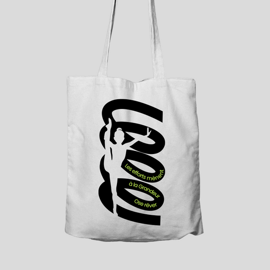 Gemmez Tote Bag branded with gemmez swirl logo