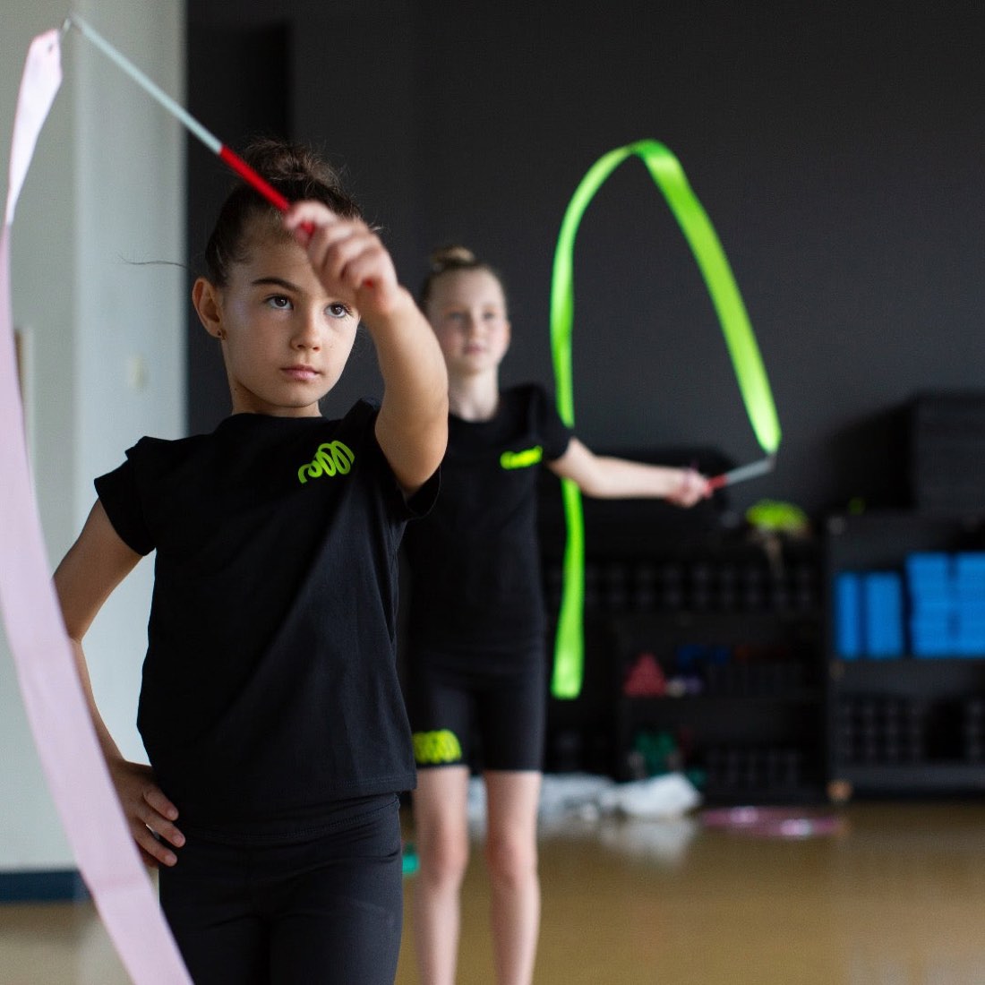 Gymnaste au ruban